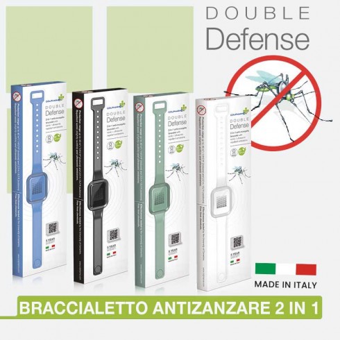 Braccialetto Antizanzare Sonico e Ultrasonico 2 in 1 Colpharma